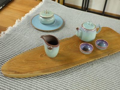 Solid wood tea desk